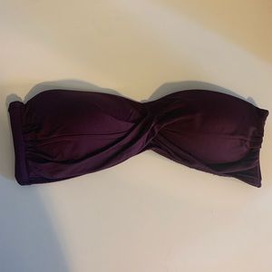 Purple bikini top